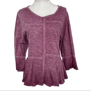Akemi + Kim Peplum Hem Top – Size XL